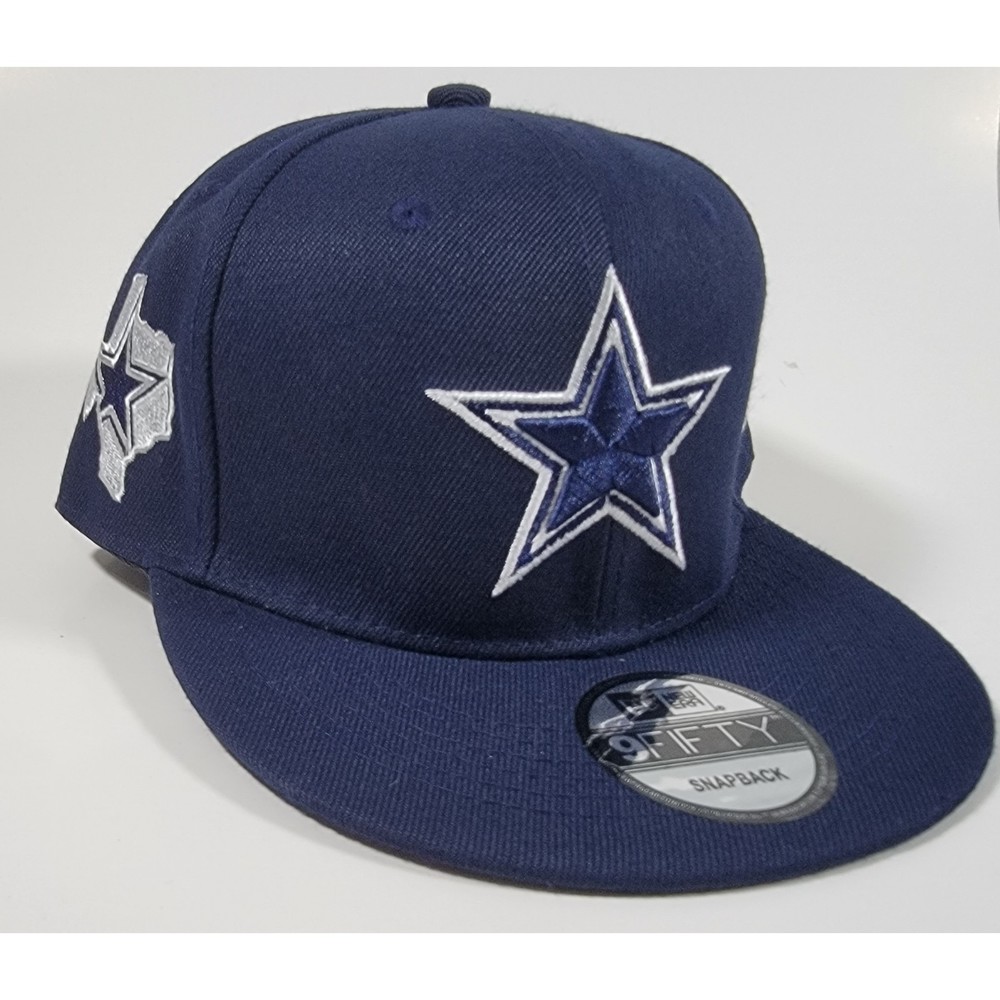 Dallas Cowboys New Era Adjustable Snapback State on the Side NFL Football Cap